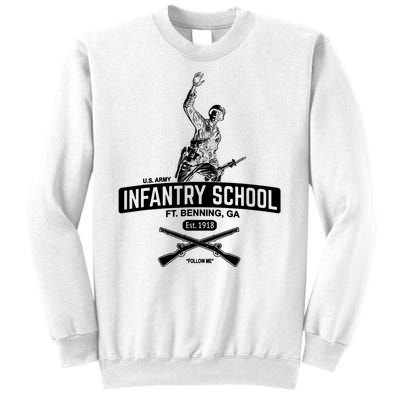 U.S Army Infantry School Fort Benning Ga Est 1918 Sweatshirt