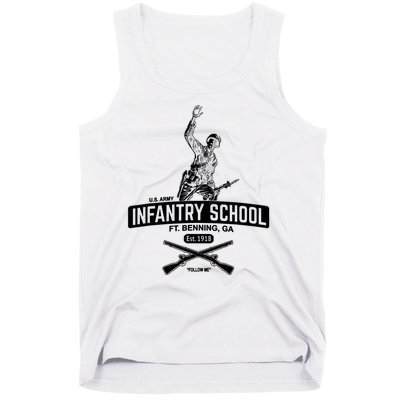 U.S Army Infantry School Fort Benning Ga Est 1918 Tank Top