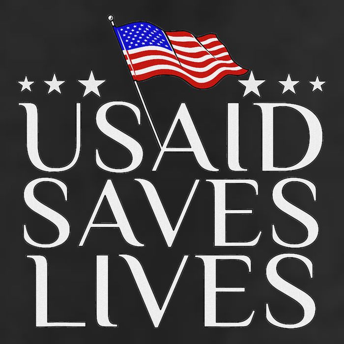 Us Agency International Development Usaid Saves Lives 7 Panel Mesh Trucker Snapback Hat