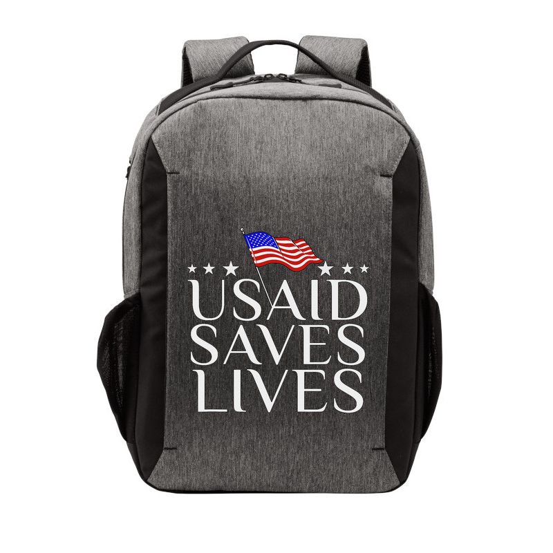 Us Agency International Development Usaid Saves Lives Vector Backpack