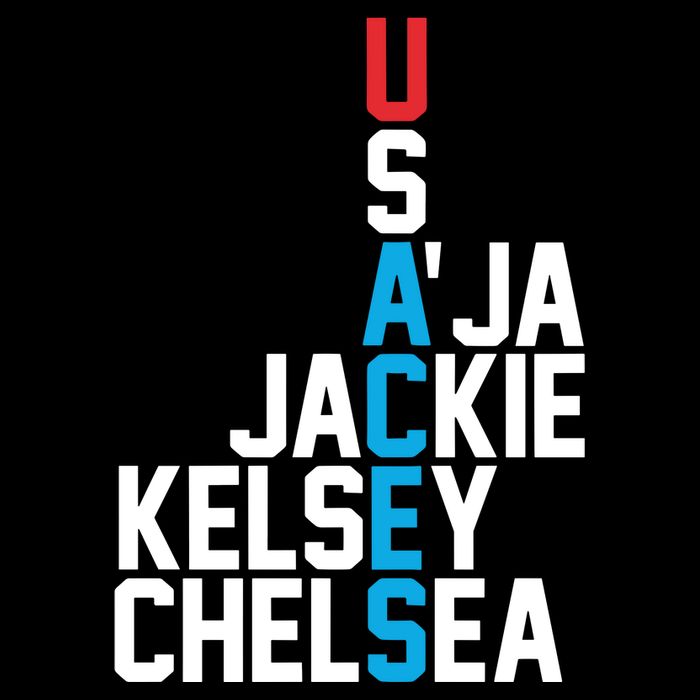 Usaces Aja Jackie Kelsey C..H.E.L.S.E.A V-Neck T-Shirt