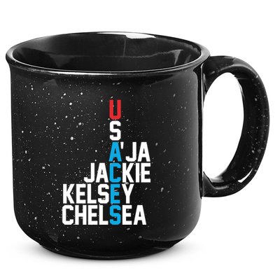 Usaces Aja Jackie Kelsey C..H.E.L.S.E.A 15oz Campfire Ceramic Mug