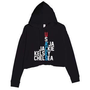 Usaces Aja Jackie Kelsey C..H.E.L.S.E.A Crop Fleece Hoodie