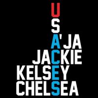 Usaces Aja Jackie Kelsey C..H.E.L.S.E.A Mesh Reversible Basketball Jersey Tank