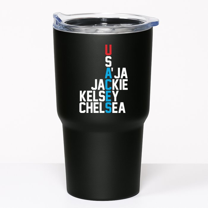 Usaces Aja Jackie Kelsey C..H.E.L.S.E.A Tumbler