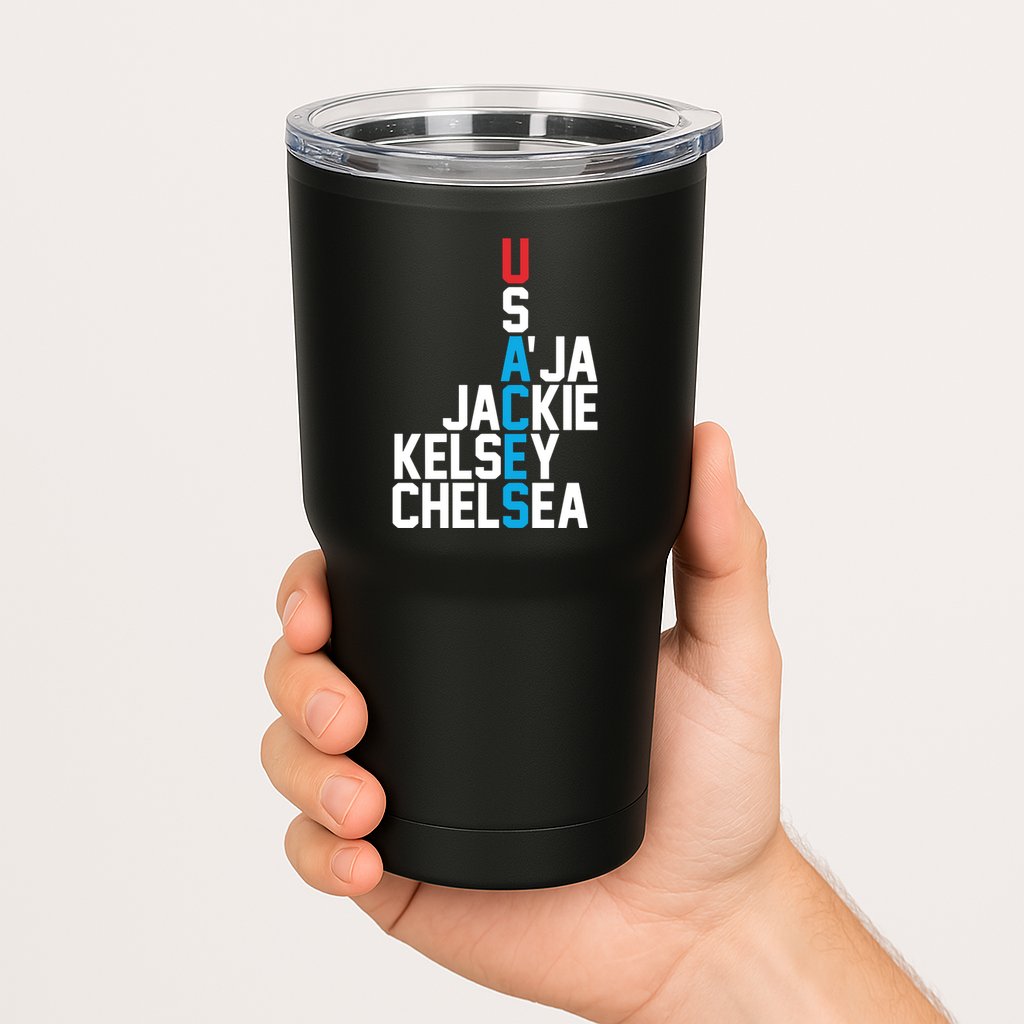 Usaces Aja Jackie Kelsey C..H.E.L.S.E.A Tumbler
