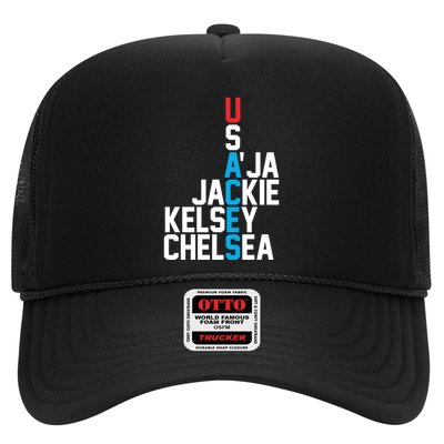 Usaces Aja Jackie Kelsey C..H.E.L.S.E.A Trucker Hat
