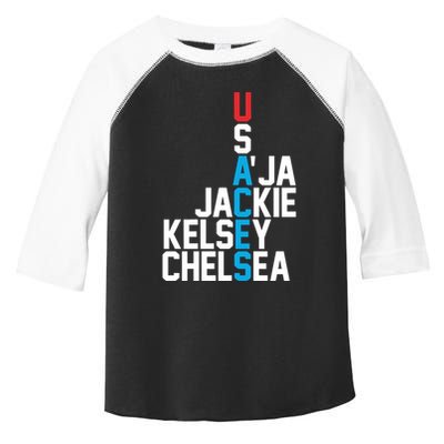 Usaces Aja Jackie Kelsey C..H.E.L.S.E.A Toddler Fine Jersey T-Shirt