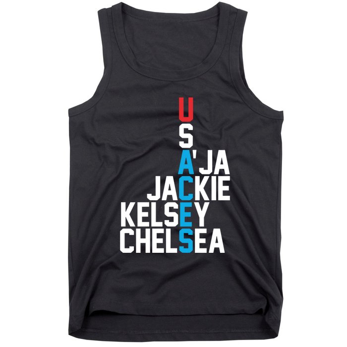Usaces Aja Jackie Kelsey C..H.E.L.S.E.A Tank Top