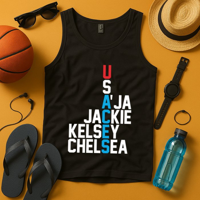Usaces Aja Jackie Kelsey C..H.E.L.S.E.A Tank Top