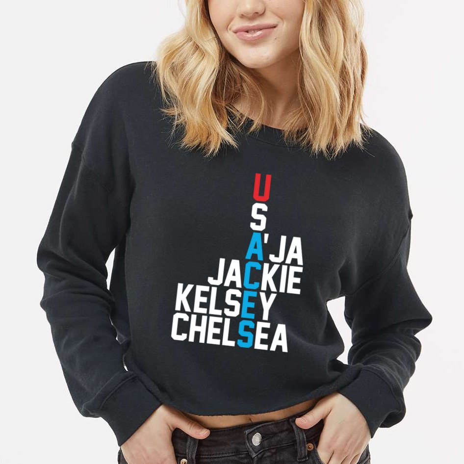 Usaces Aja Jackie Kelsey C..H.E.L.S.E.A Cropped Pullover Crew