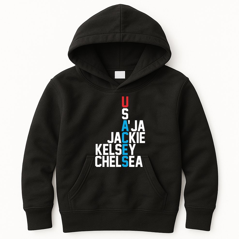 Usaces Aja Jackie Kelsey C..H.E.L.S.E.A Kids Hoodie