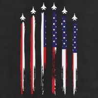 USA Airplane Jet Fighter 4th American Flag Of July Patriotic Adult Drive Performance Visor