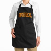 UDel Arch Logo Vintage University Alumni Style Apron