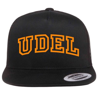 UDel Arch Logo Vintage University Alumni Style Flatbill Hat