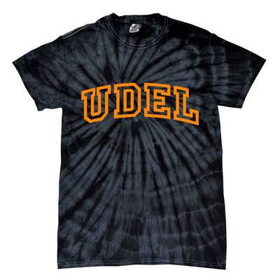 UDel Arch Logo Vintage University Alumni Style Tie-Dye T-Shirt