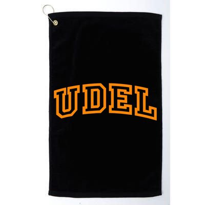 UDel Arch Logo Vintage University Alumni Style Golf Towel