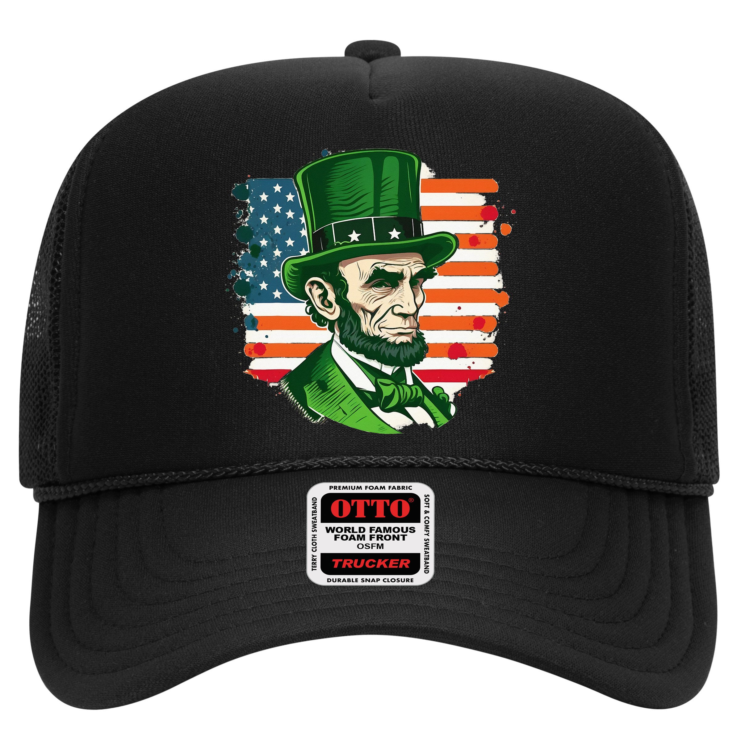 USA Abraham Lincoln St Patricks Day Hat