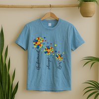 Understand Accept Love Autism Sunflower T-Shirt