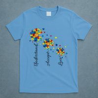 Understand Accept Love Autism Sunflower T-Shirt