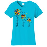 Understand Accept Love Autism Sunflower Women's T-Shirt