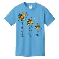 Understand Accept Love Autism Sunflower Kids T-Shirt