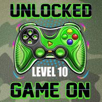 Unlocked Awesome Level 10 Game On Happy 10th Birthday Boy Legacy Tie Dye Trucker Hat
