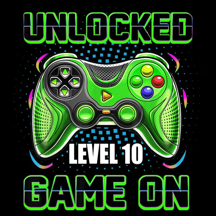 Unlocked Awesome Level 10 Game On Happy 10th Birthday Boy 16 in Basic Backpack