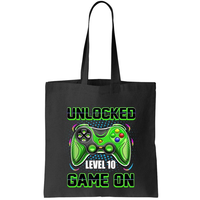 Unlocked Awesome Level 10 Game On Happy 10th Birthday Boy Bag
