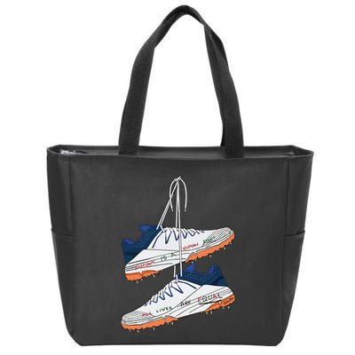 Uzzie All Lives Are Equal Zip Tote Bag
