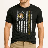 USS Abraham Lincoln CVN 72 Aircraft Carrier Veteran Flag Cooling Performance Crew T-Shirt