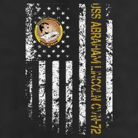 USS Abraham Lincoln CVN 72 Aircraft Carrier Veteran Flag Adult Drive Performance Visor