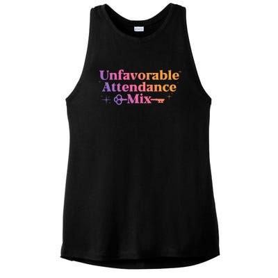 Unfavorable Attendance Mix Ladies PosiCharge Tri-Blend Wicking Tank