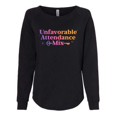 Unfavorable Attendance Mix Womens California Wash Sweatshirt