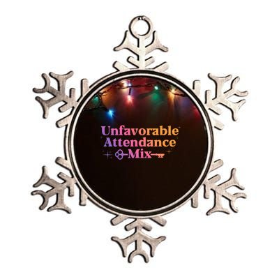 Unfavorable Attendance Mix Metallic Star Ornament