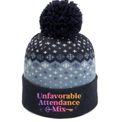 Unfavorable Attendance Mix The Baniff Cuffed Pom Beanie