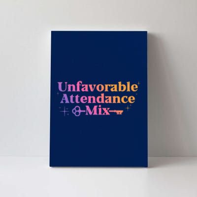 Unfavorable Attendance Mix Canvas