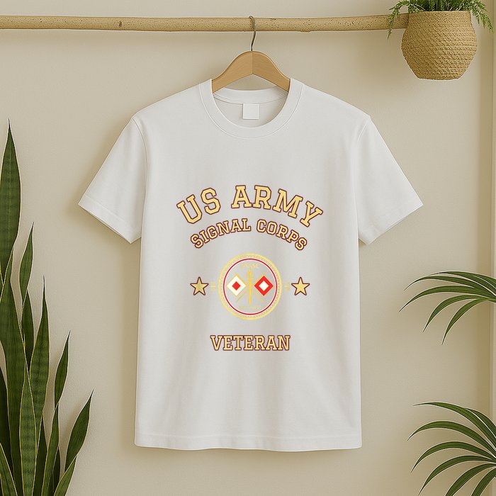 U.S Army Military Veteran Signal Officer Army Engineer Gift T-Shirt