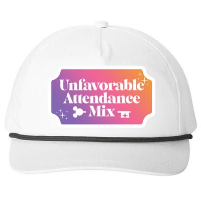 Unfavorable Attendance Mix Snapback Five-Panel Rope Hat