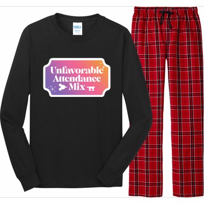 Unfavorable Attendance Mix Long Sleeve Pajama Set