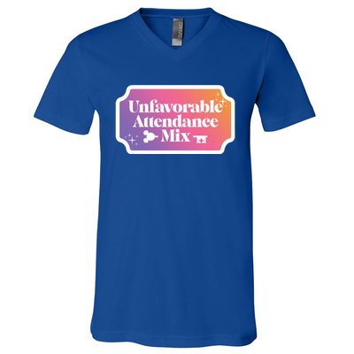 Unfavorable Attendance Mix V-Neck T-Shirt