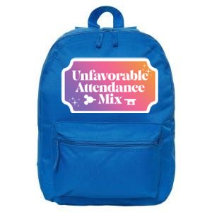 Unfavorable Attendance Mix 16 in Basic Backpack