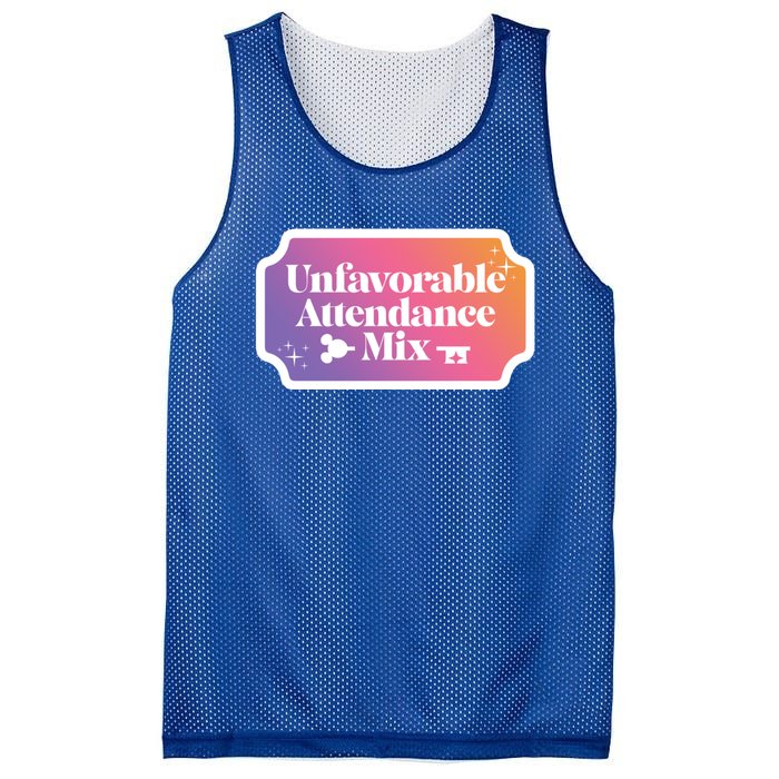 Unfavorable Attendance Mix Mesh Reversible Basketball Jersey Tank