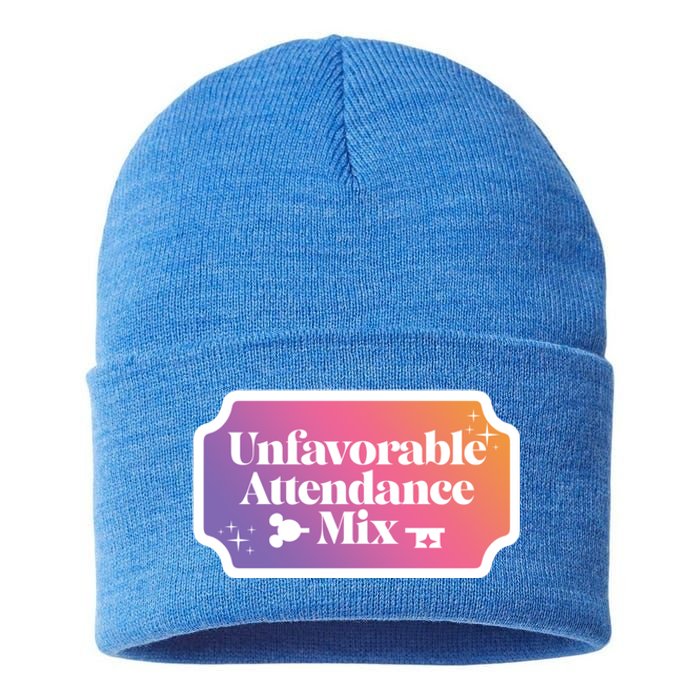 Unfavorable Attendance Mix Sustainable Knit Beanie