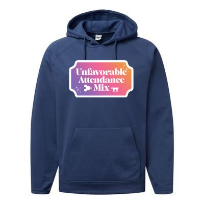 Unfavorable Attendance Mix Performance Fleece Hoodie