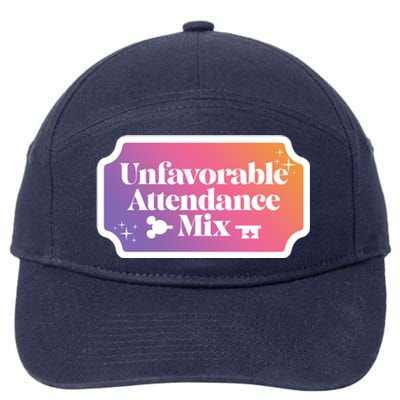 Unfavorable Attendance Mix 7-Panel Snapback Hat