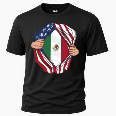 USA And Mexico Flag Performance Shirt