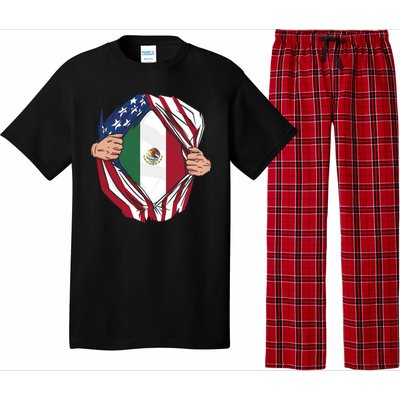 USA And Mexico Flag Pajama Set