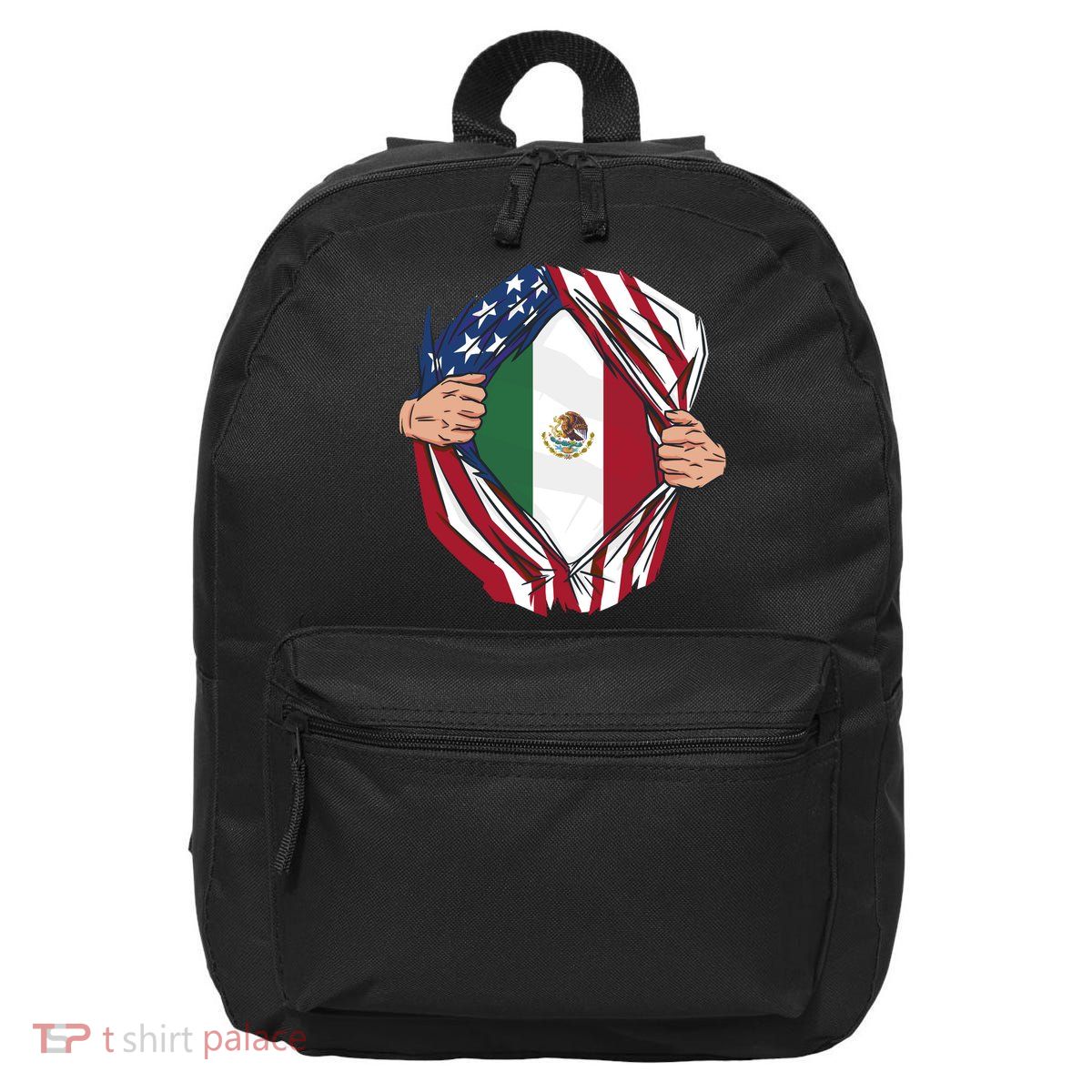USA And Mexico Flag 16 in Basic Backpack