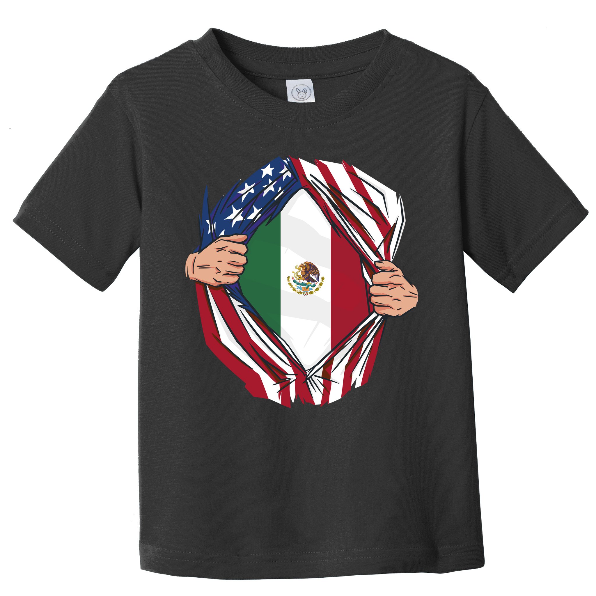 USA And Mexico Flag Toddler T-Shirt